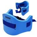 EVA Swimming Floatation Exercise Belt Adjustable Swim Training Equipment Belt Outdoor Swim Training Tools for Adult and Kids (Size M - Blue - 1PC)