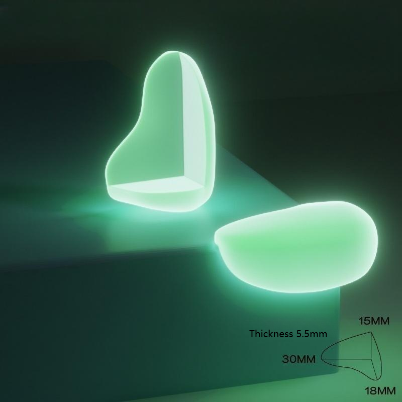 Transparent Glow-in-the-Dark Corner Protectors for Kids