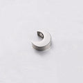 Titanium Steel Moon Bead Pendant with 1.8mm Hole