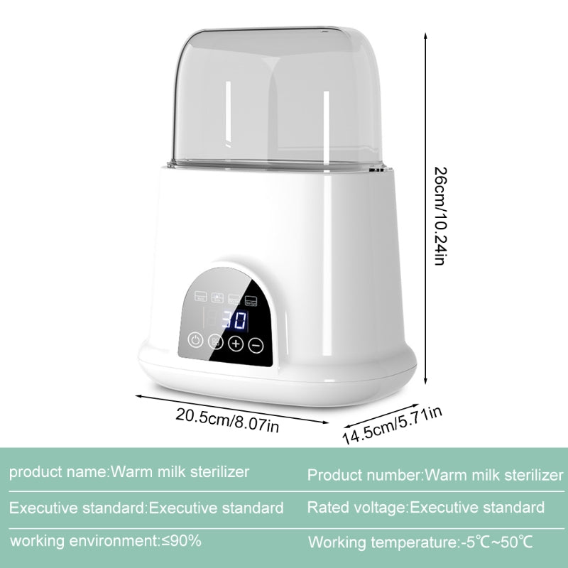 Smart Thermostat Baby Bottle Heater and Sterilizer