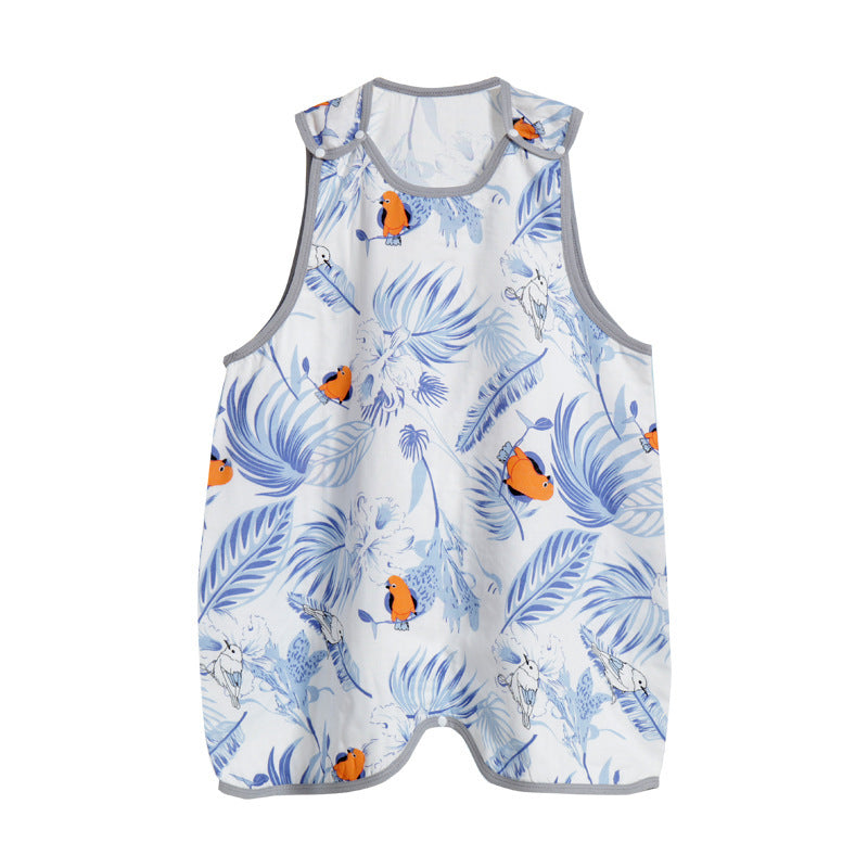 Bamboo Fiber Antibacterial Children's Sleeping Bag Vest